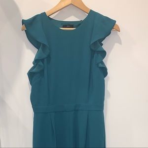 J Crew romper in emerald green